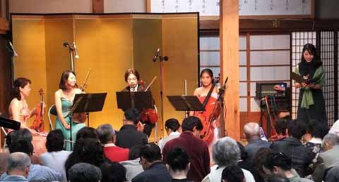 落語と弦楽四重奏の夕べ 2015/10/06